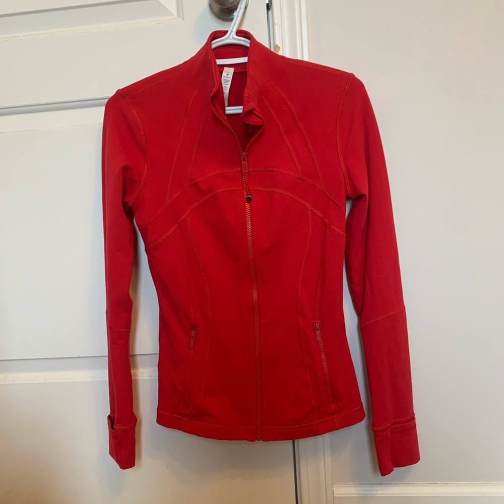 Lululemon red define jacket